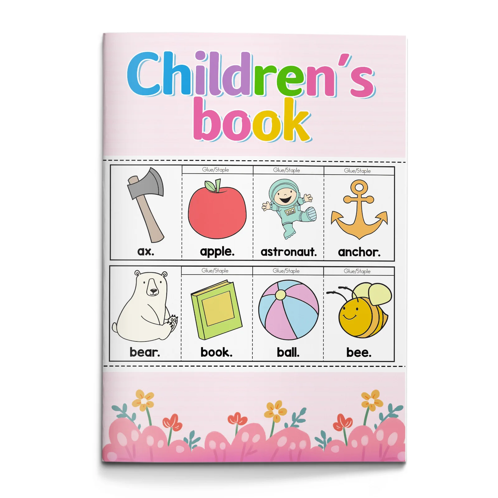 Kids Education Activities - كتاب تلوين الكلمات الإنجليزية للأطفال، بتصاميم