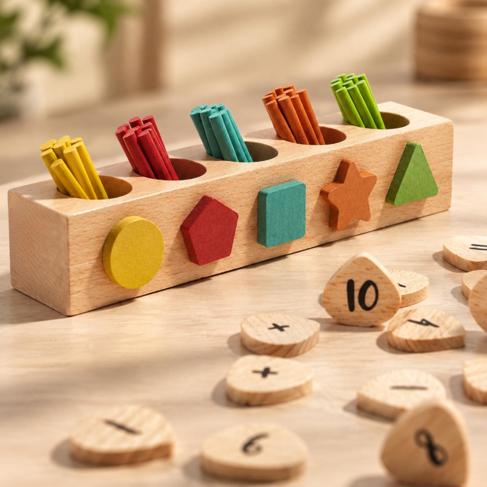 لعبة تعليمية خشبية للأطفال لتع - مراجعة Kids Education Number وسعره