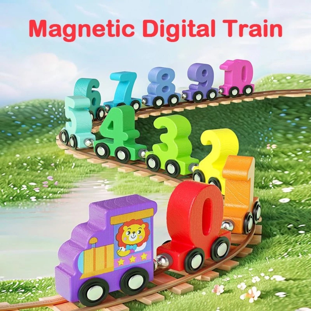 مجموعة قطار أرقام رقمية 0-10،  - مراجعة Kids Education Number وسعره